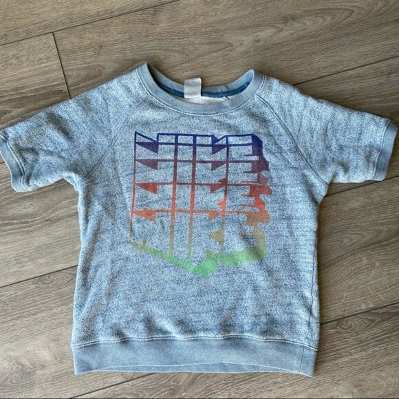 Nike Early 2000s Short Sleeve Sweatshirt  Top - Picture 4 of 13